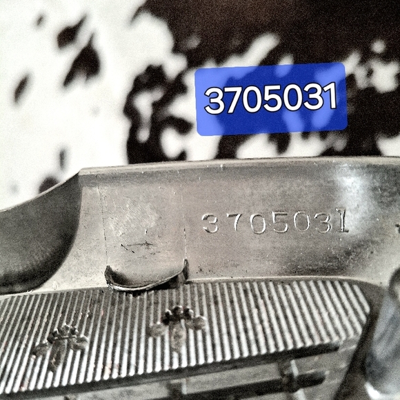 RARE/ORIGINAL 1954 Chevrolet Bel Air Hood Emblem OEM# 3705031 - Picture 3 of 3